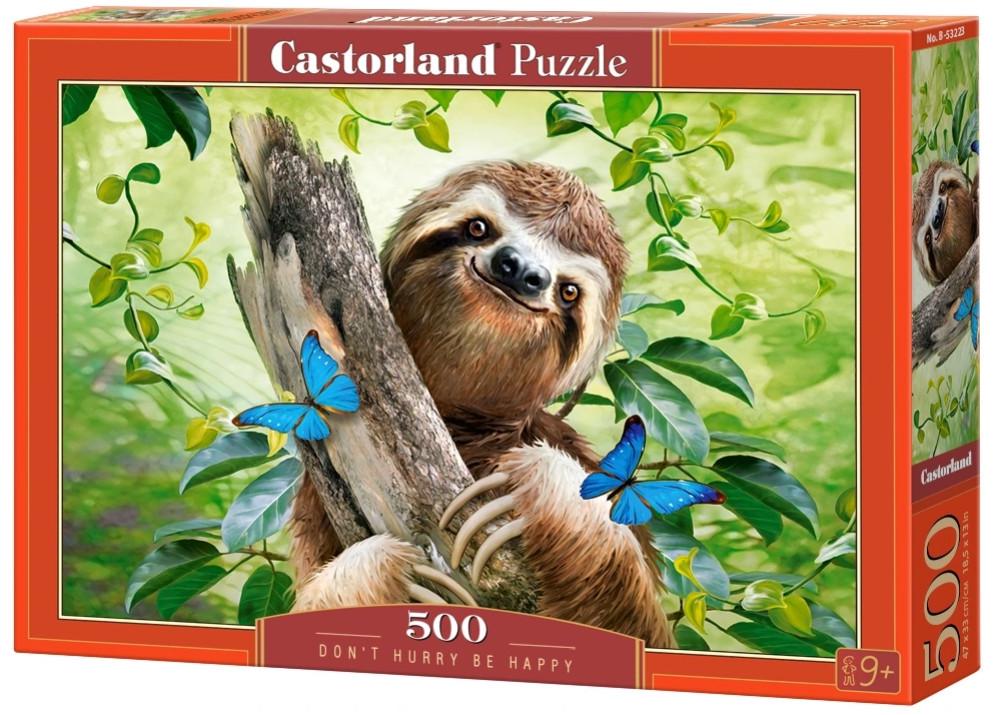 Пазл Castorland Счастливый ленивец 500 дет.