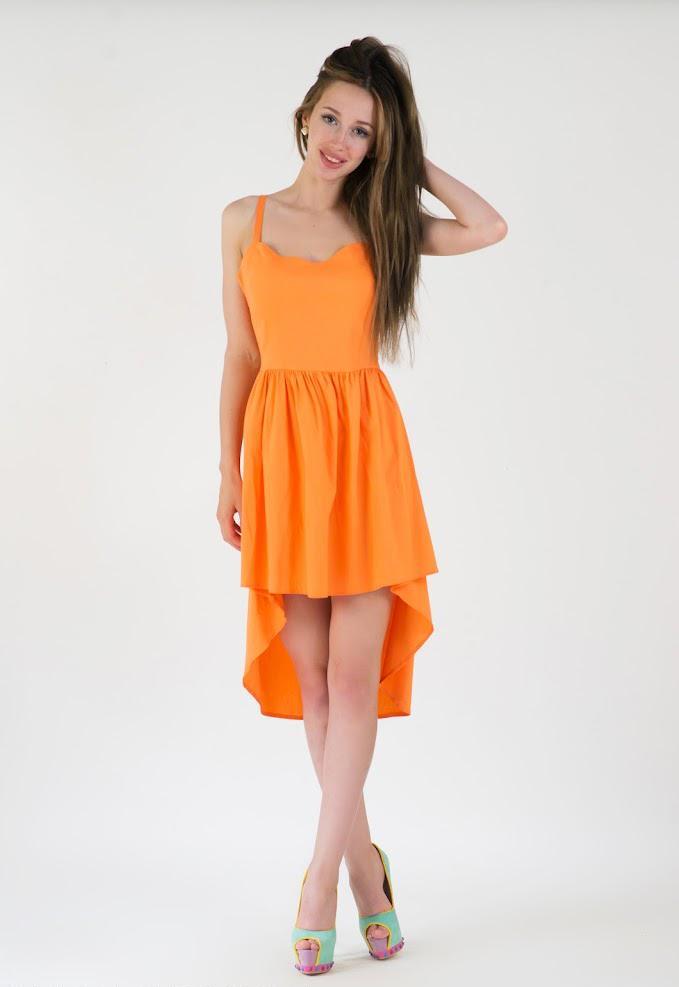 Сукня жіноча Podium Jaden 21327-ORANGE XL Помаранчевий