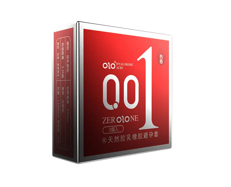 Презервативы ультратонкие OLO ZERO ONE 3 шт. (OLO-001-11)