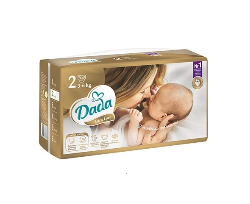 Підгузки дитячі Dada Extra Care №2 3-6 кг 44 шт.