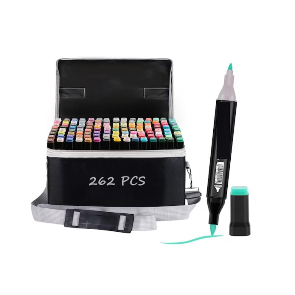 Набір двосторонніх скетч маркерів для малювання Touch Sketch 262 шт. (9369) - фото 5 Набір двосторонніх скетч маркерів для малювання Touch Sketch 262 шт. (9369) - фото 5