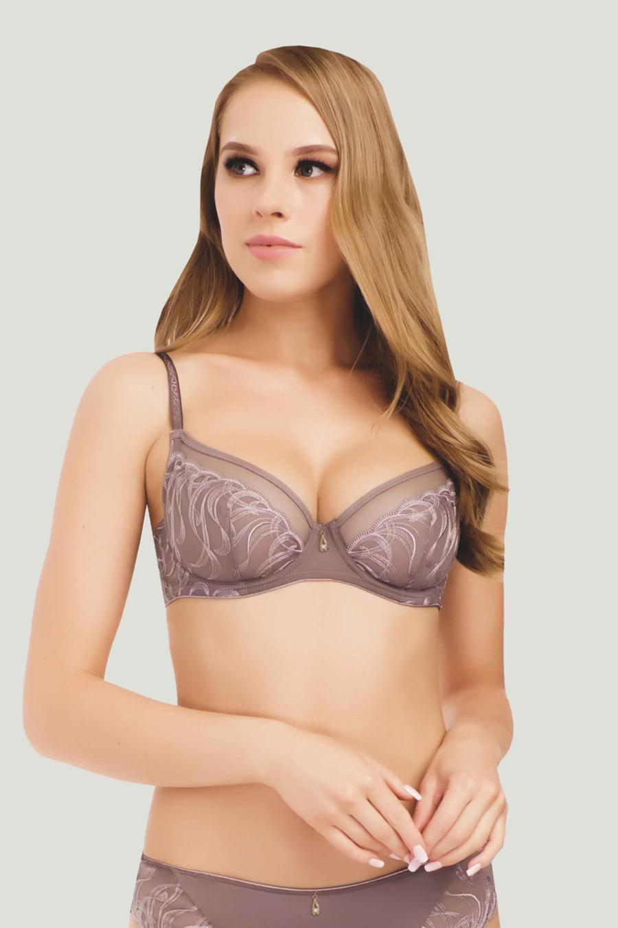 Бюстгальтер с мягкой чашкой Marc&Andre 70D Коричневый (66035)