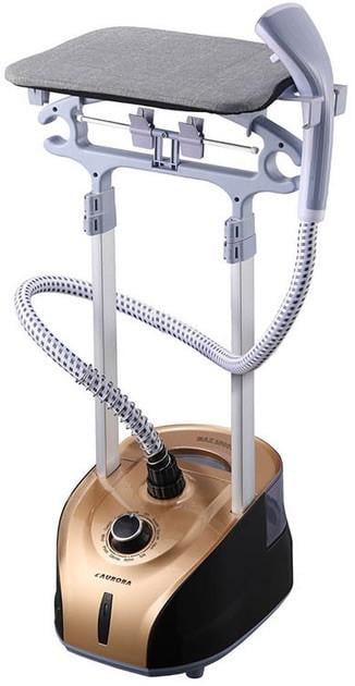 Отпариватель Aurora AU 321 2500 Вт 12 уровней пара резервуар 2,3 л Золотой/Черный (2733278878)