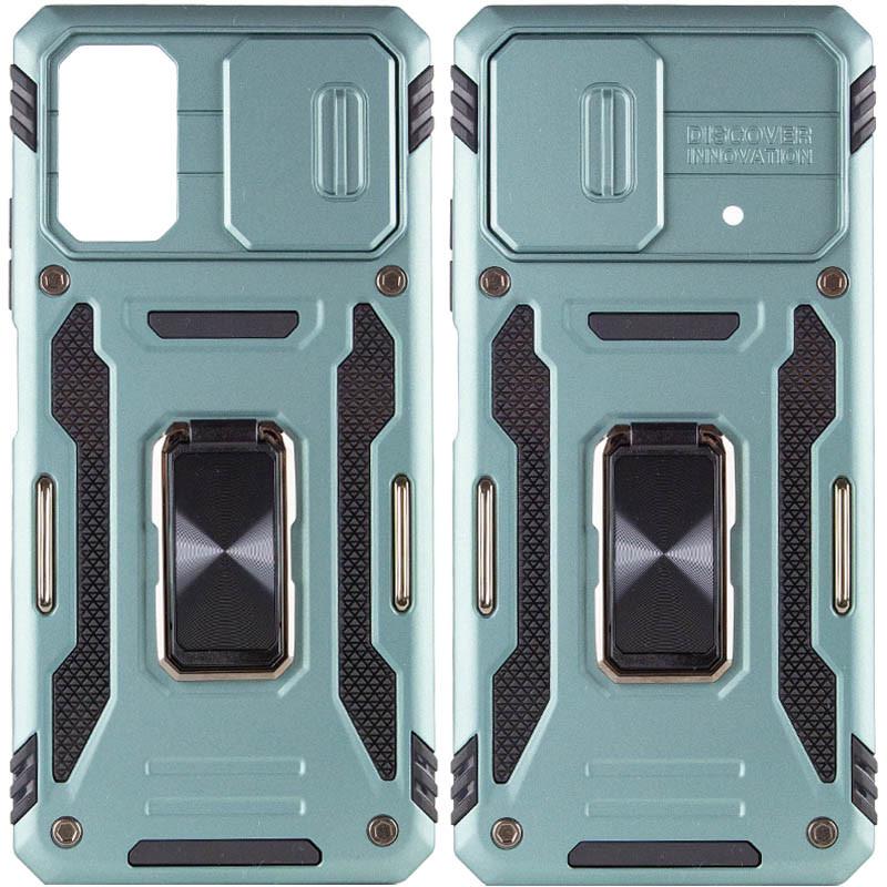 Противоударный чехол Camshield Army Ring для Xiaomi Poco F5 / Note 12 Turbo Light Green