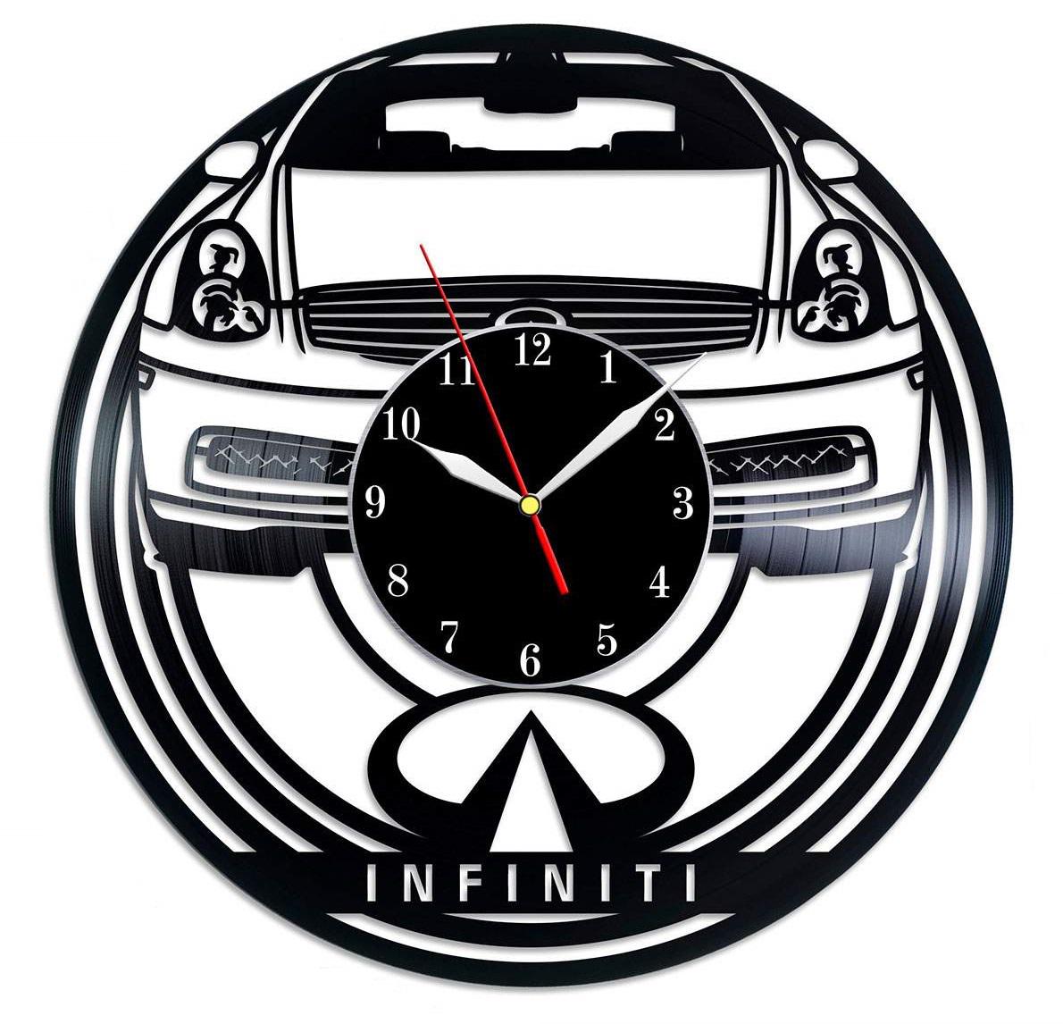 Часы настенные Infiniti 1987 из виниловой пластинки
