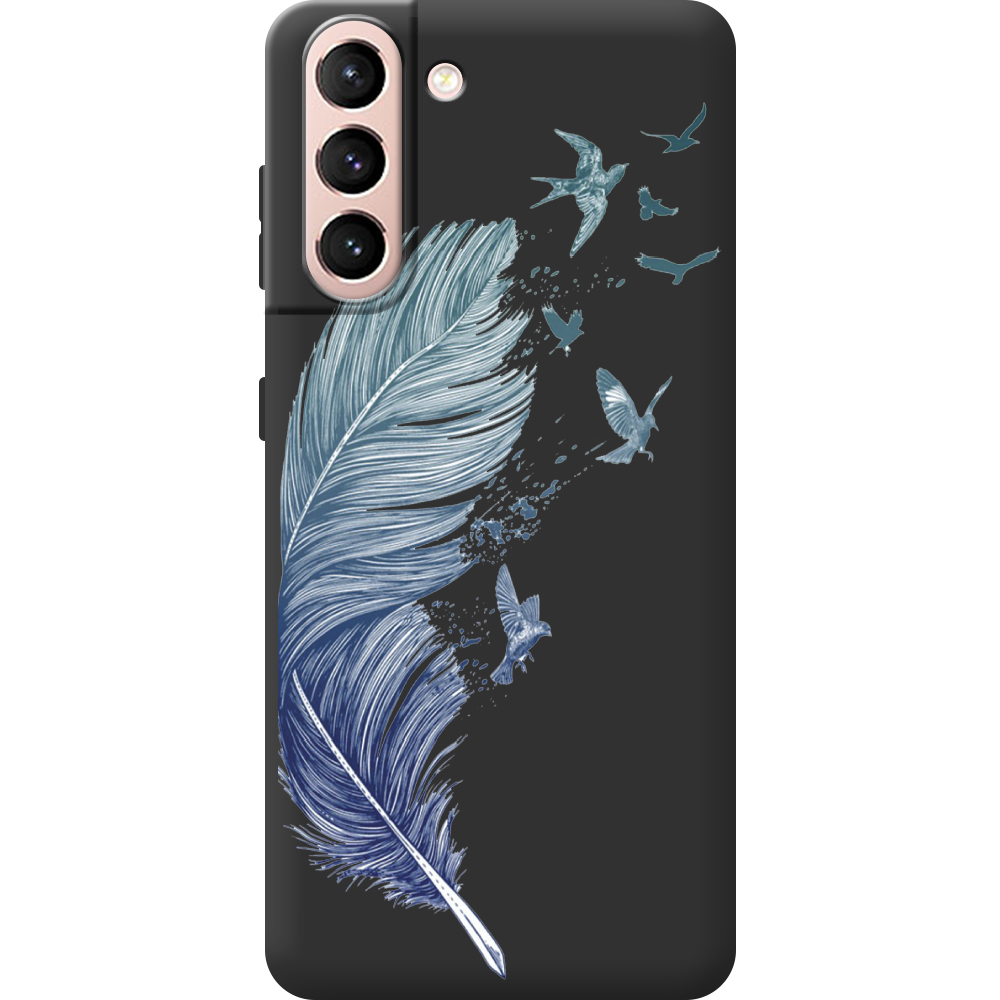 Чехол BoxFace Samsung G991 Galaxy S21 Feather Черный силикон (41709-cc38-44632)