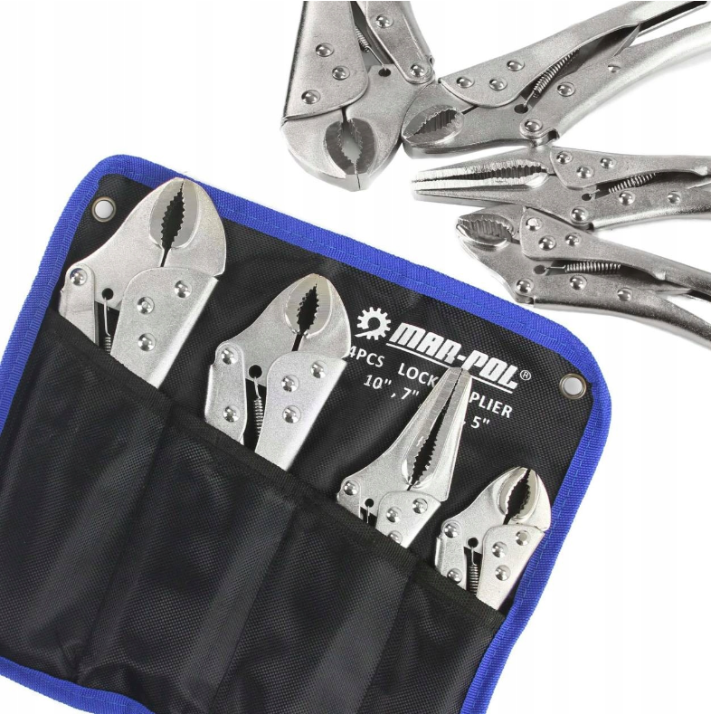 Набір кліщів затискних Mar-Pol M49030 морзе 4 шт. (12063430) - фото 2 Набір кліщів затискних Mar-Pol M49030 морзе 4 шт. (12063430) - фото 2