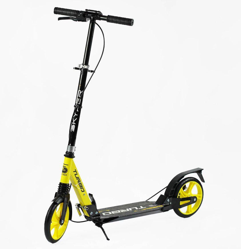 Самокат Skyper Turbo TR-23699 стальная рама ручной дисковый тормоз (17627500)