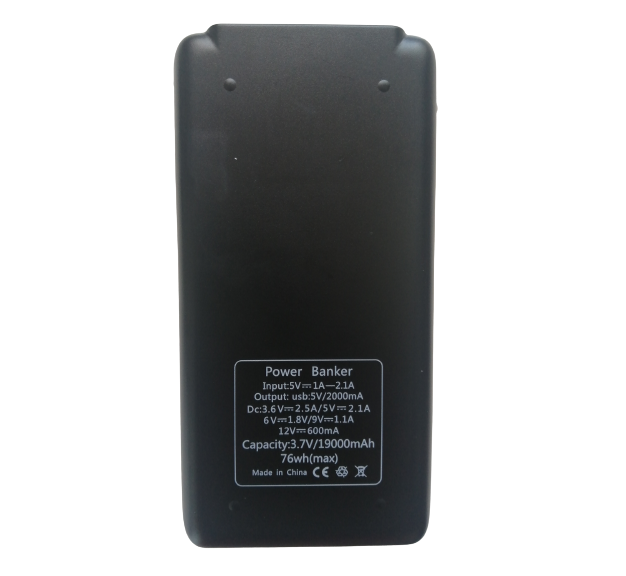 Корпус Power bank на 6 акумуляторів 18650 вихід 3,8-12V 19000 mAh (0815) - фото 3