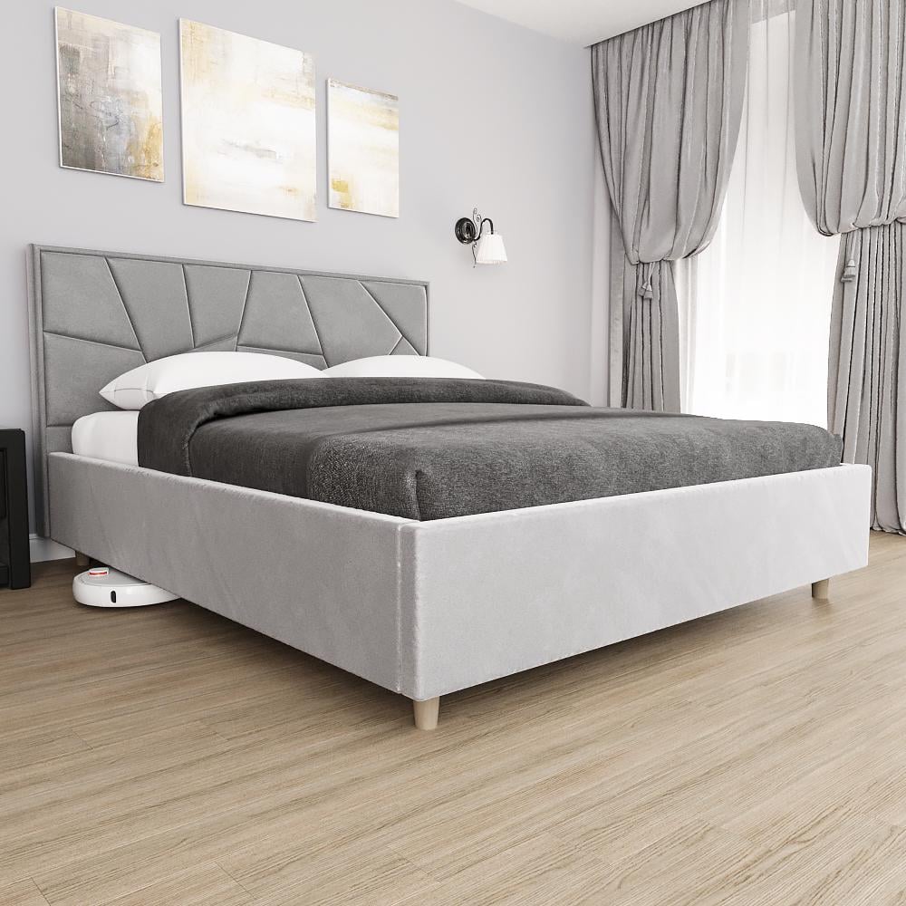 Ліжко Homefort Seul 1К1 London з підйомним механізмом 120х200 см 15 Світло-сірий (hctSeul_lon15120200) - фото 5 Ліжко Homefort Seul 1К1 London з підйомним механізмом 120х200 см 15 Світло-сірий (hctSeul_lon15120200) - фото 5