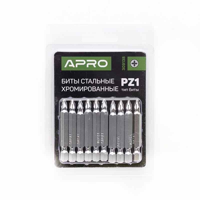 Біта Apro РZ1x50 мм хром 10 шт. (309138)