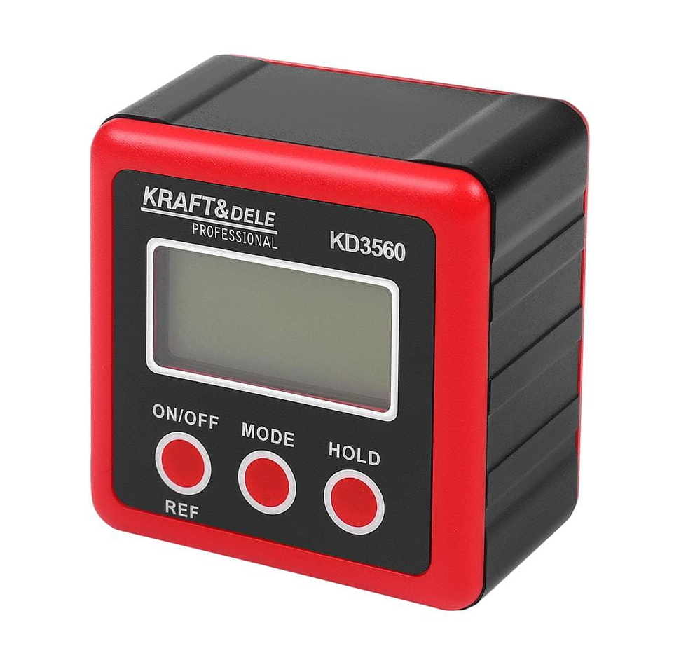 Транспортир с магнитным уровнем KRAFT&DELE KD3560 цифровой (36276157)