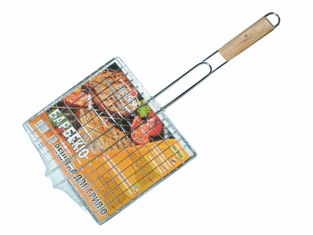 Решетка-гриль Stenson МН-0088 55x27 см плоская мини (25754)