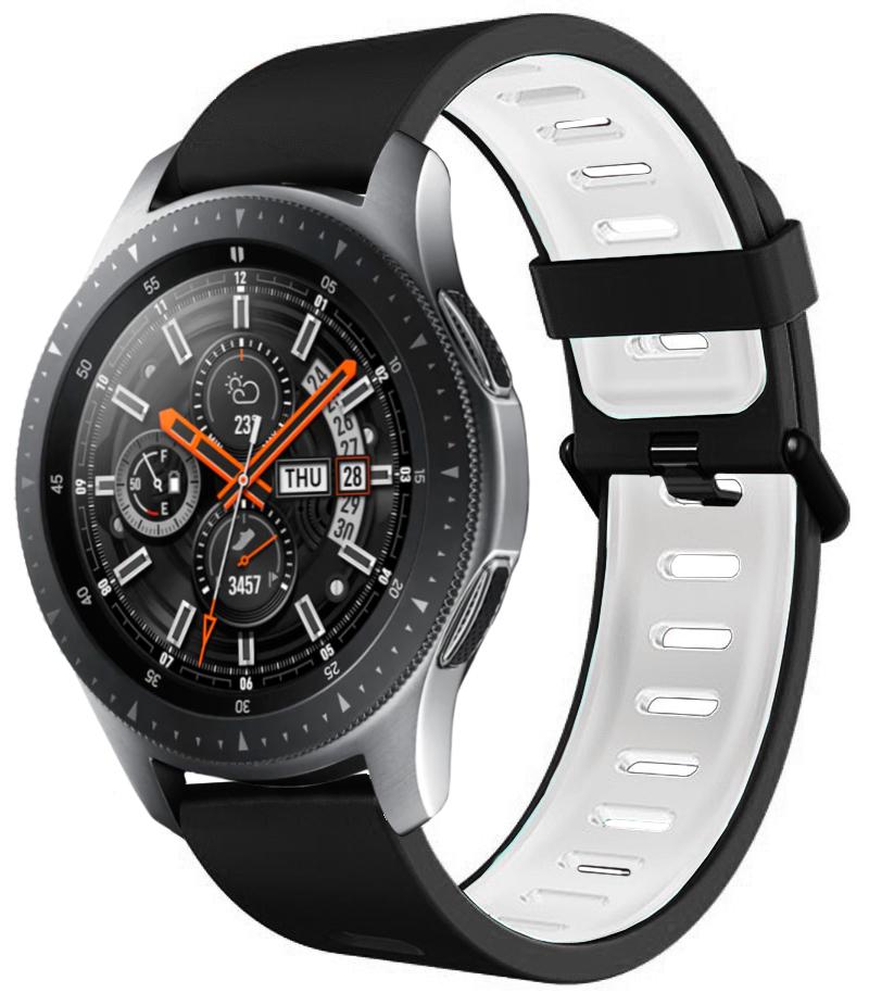 Ремешок Traf для Galaxy Watch 46 мм Black/White (20415)