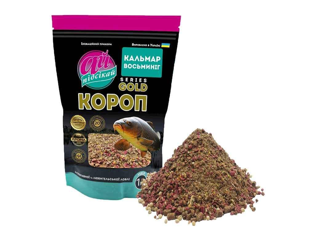 Приманка Ай подсекай Кальмар/осьминог 1 кг GOLD CARP (935411)