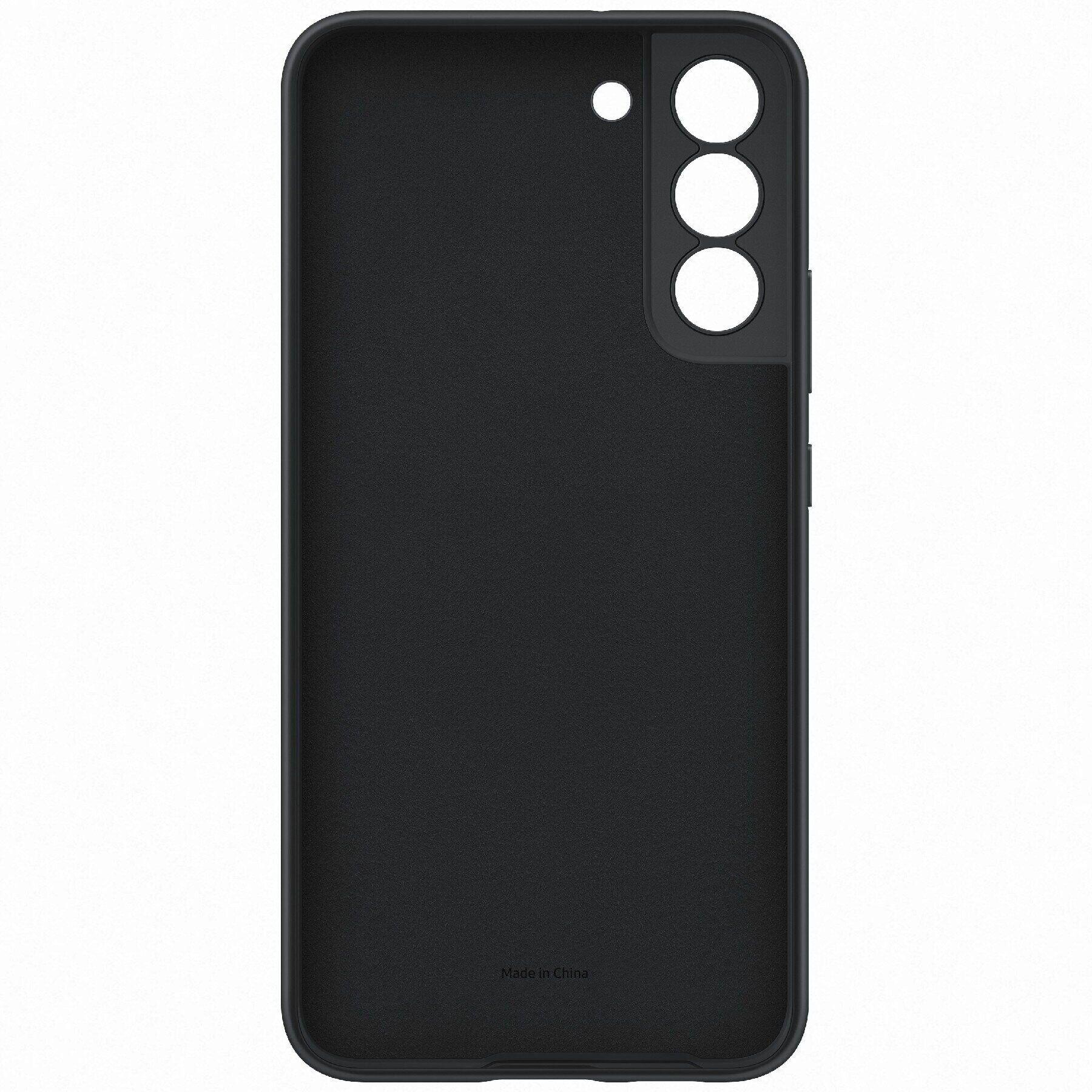 Чехол Samsung Galaxy S22 Plus SM-G906 Silicone Cover Black Силикон Черный