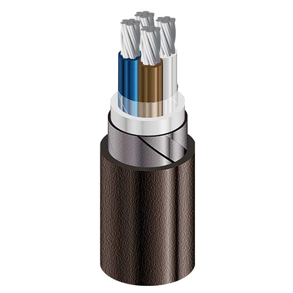 Кабель алюмінієвий броньований Південкабель АВБбШв ОЖК 4х10 (28366107)