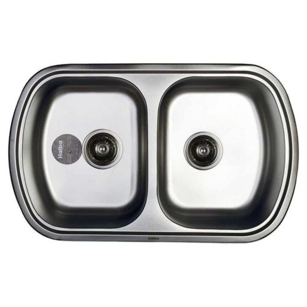 Мойка для кухни Haiba 80x49 Double decor (4808) Мойка для кухни Haiba 80x49 Double decor (4808)