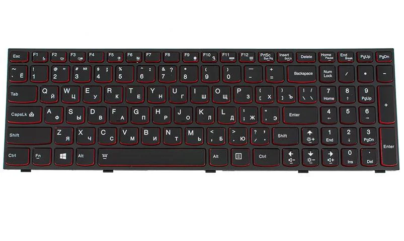 Клавиатура для ноутбука Lenovo IdeaPad Y500 Черный (181944)