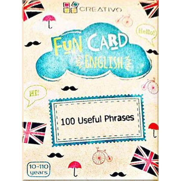 Книга CREATIVO "Fun Card English: 100 Useful Phrases" (ISBN:9788366122819)