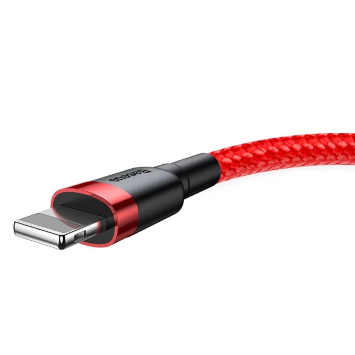 Кабель Baseus Cafule Cable USB For Lightning 1,5A 2 м Red - фото 2