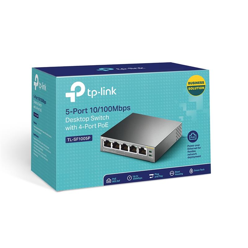 Коммутатор TP-Link TL-SF1005P - фото 4