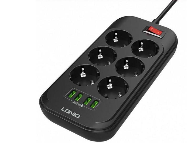 Подовжувач LDNIO SE6403 USB 2 м (SE6403)