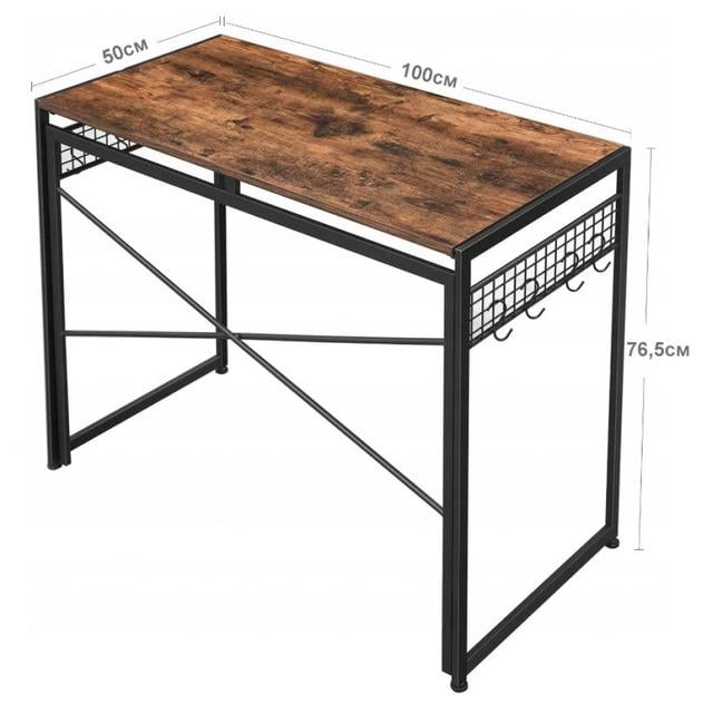 Стіл письмовий металевий Bonro 268 лофт - фото 5 Стіл письмовий металевий Bonro 268 лофт - фото 5