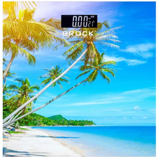 Весы электронные BROCK BS 001 напольные до 180 кг 2хААА с автовыключением (BS 001)