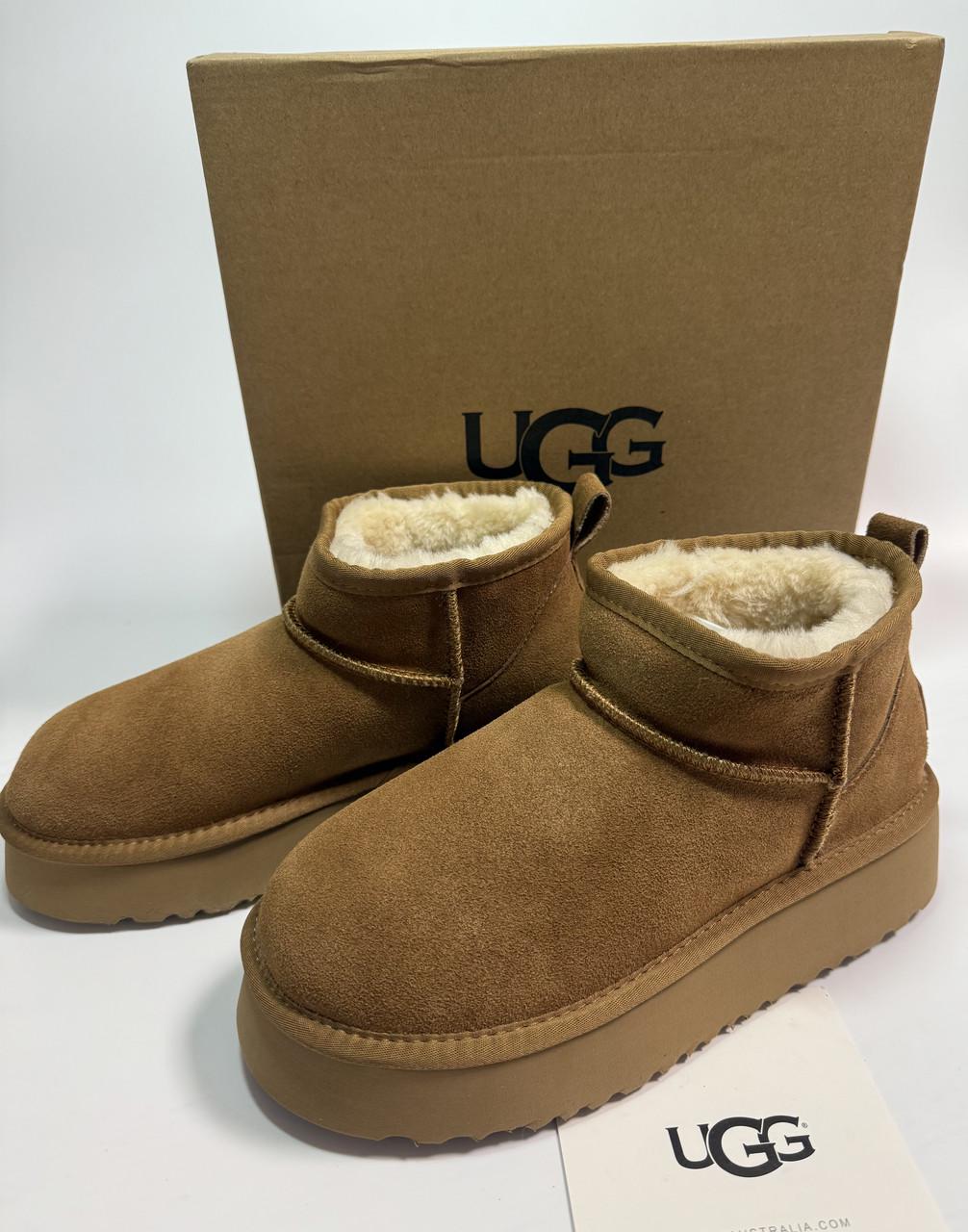 Угги Classic Ultra Mini Platform Chestnut UGG 39 р. 39