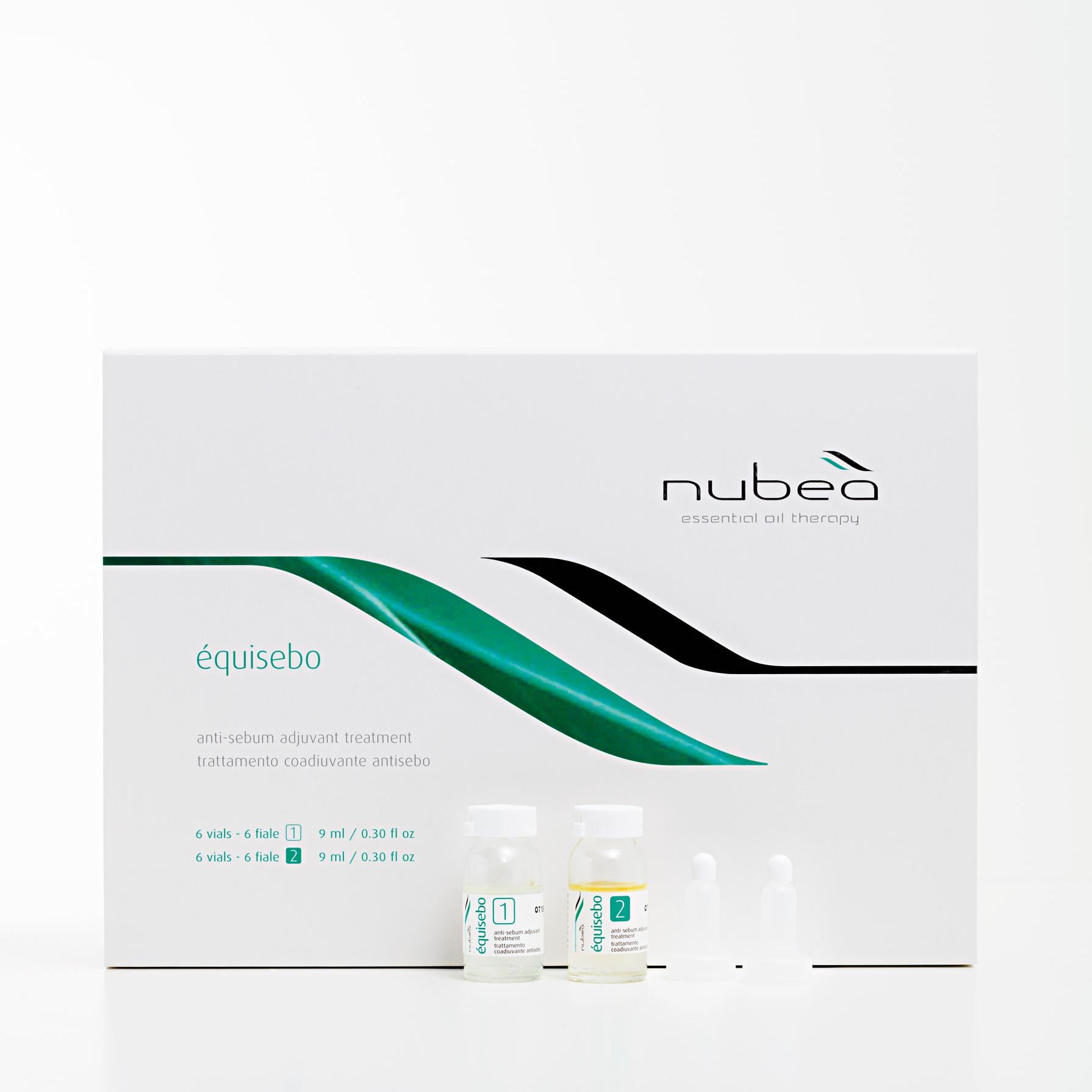 Терапия во флаконах для жирной кожи головы Nubea Equisebo