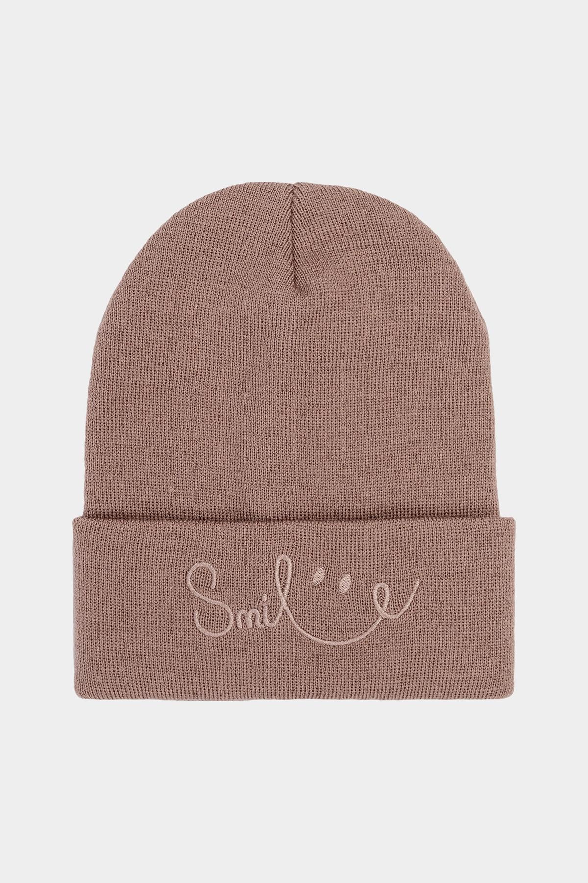 Шапка для девочки 54-56 см Кофейный (ЦБ-00234107)