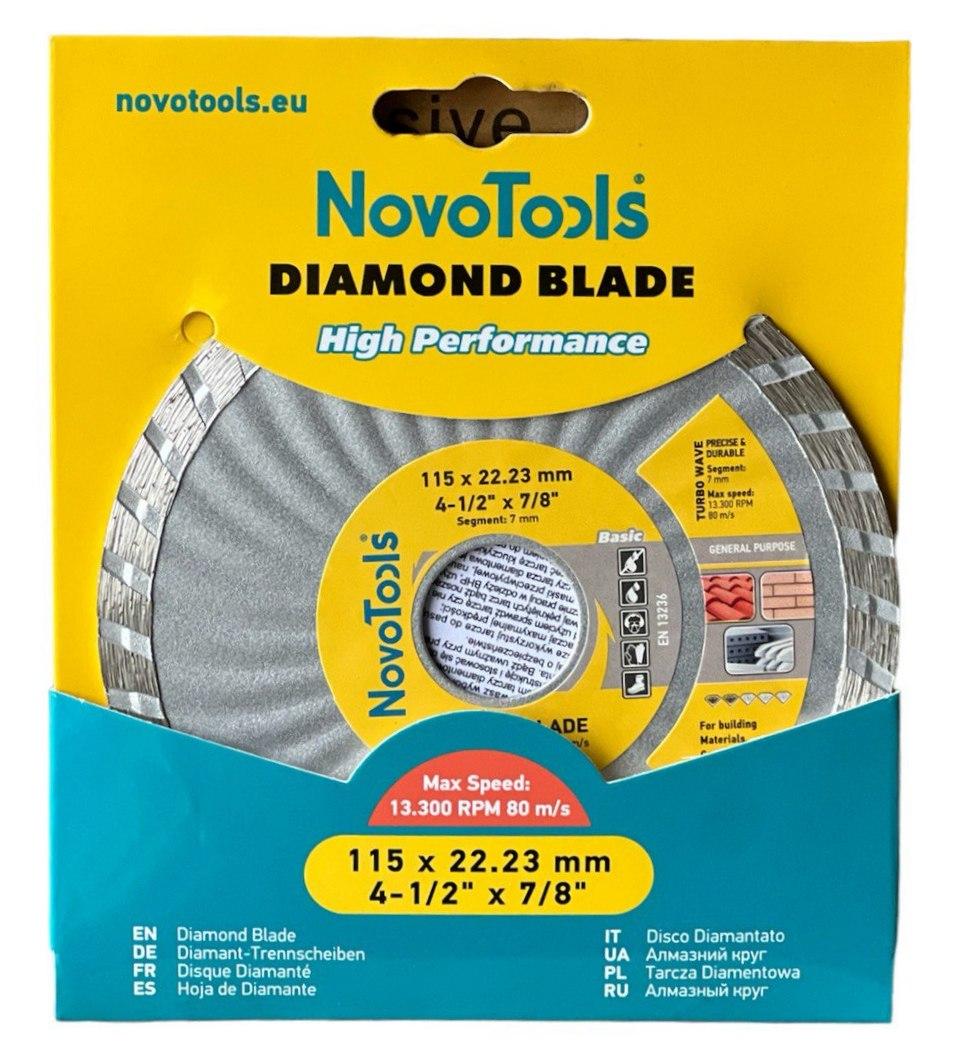 Диск алмазный NovoTools Basic 115х5х22,23 мм (2031078275)