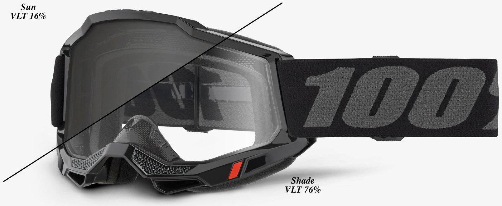 Мотоокуляри 100% ACCURI 2 OTG/UTV/ATV DESERT Goggle Black/Photochromic Lens (34625)