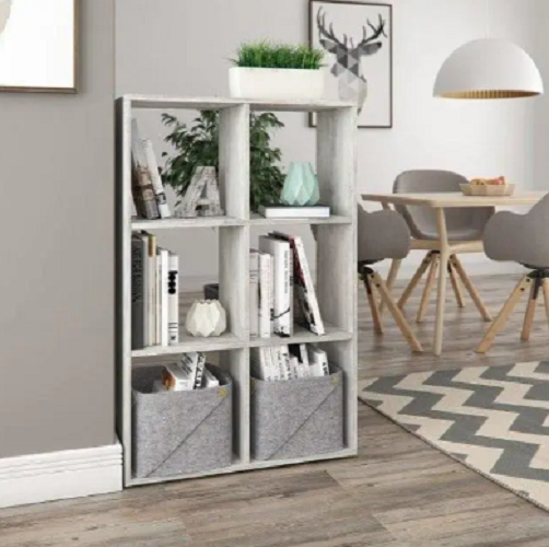 Стеллаж для книг на 6 ячеек открытый Белый (P58) - фото 3 Стеллаж для книг на 6 ячеек открытый Белый (P58) - фото 3