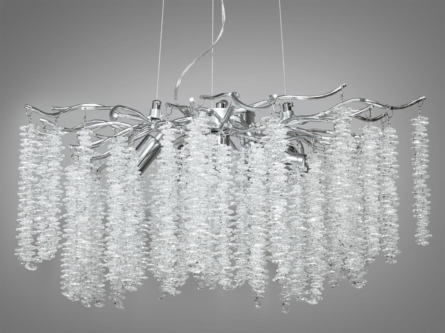 Люстра хрустальная Diasha Хром (605-600CH)