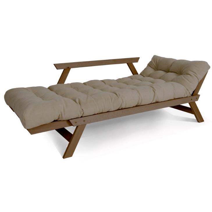 Диван-футон раскладной Woodman Allegro из массива дерева Ореховый/Бежевый - фото 2 Диван-футон раскладной Woodman Allegro из массива дерева Ореховый/Бежевый - фото 2