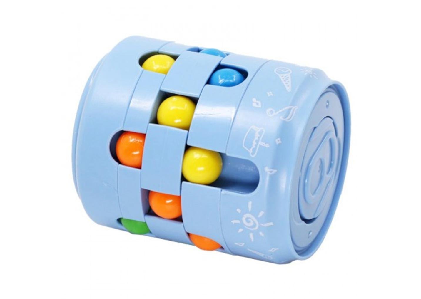 Антистрес Cans Spinner Cube DD1808-25 Блакитний (23066723) - фото 2