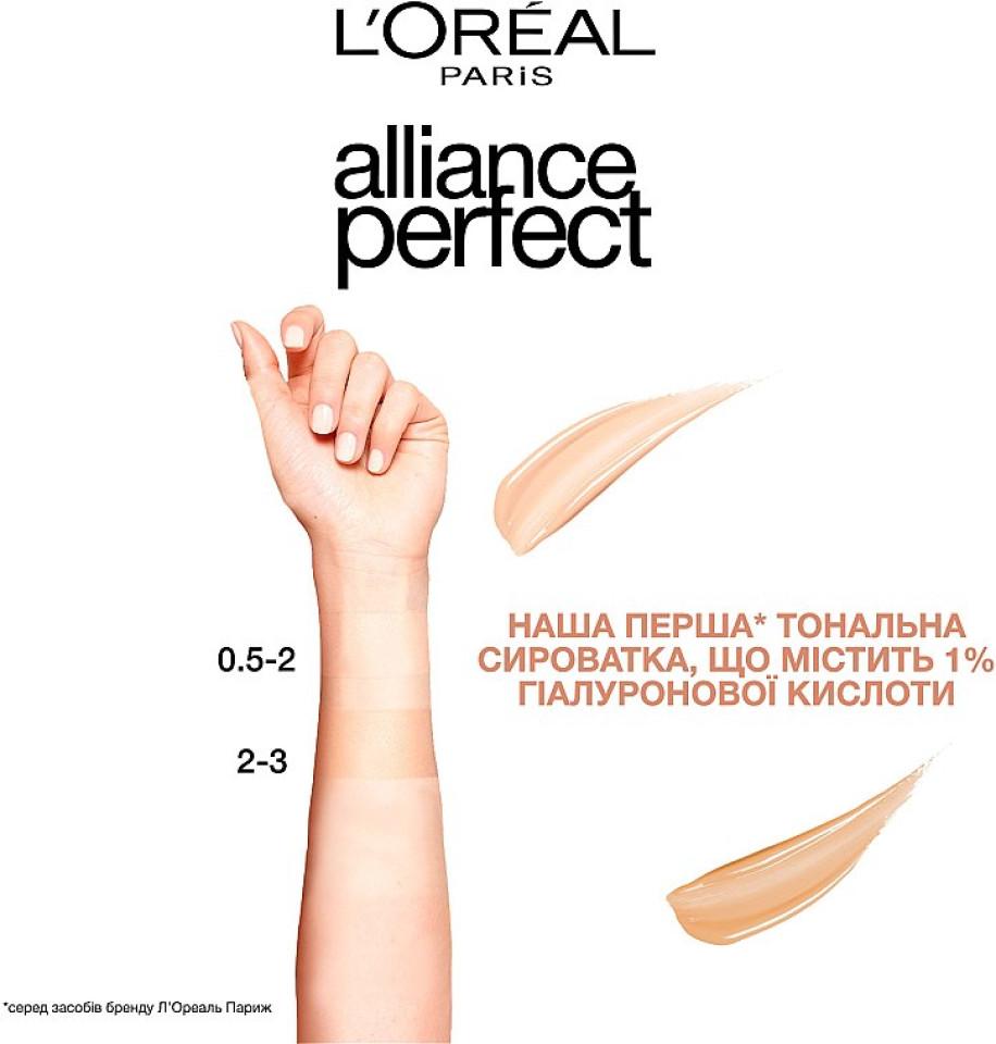 Сыворотка для лица L’Oréal Paris Alliance Perfect Nude гиалуроновая тональная - фото 3