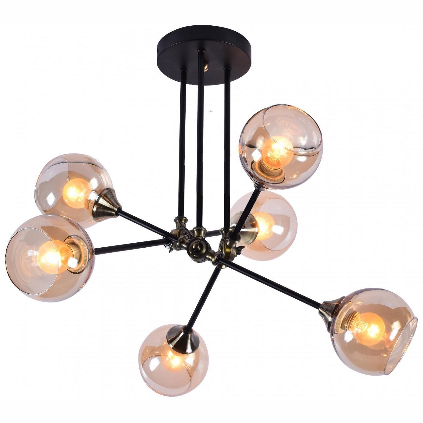 Люстра Sirius B N4797/6 Чорний