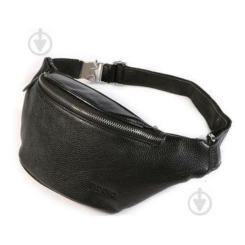 Стильна шкіряна сумка Tiding Bag 3036 Чорна - фото 4