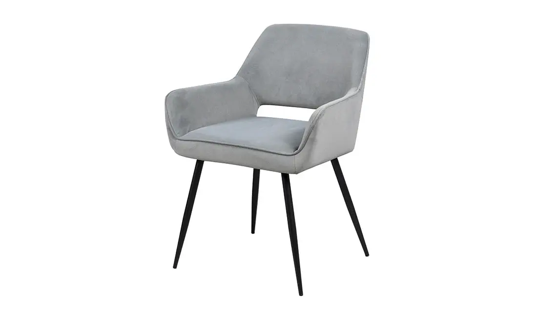 Стілець Сенс метал сидіння тканина 585x575x795 мм Сірий