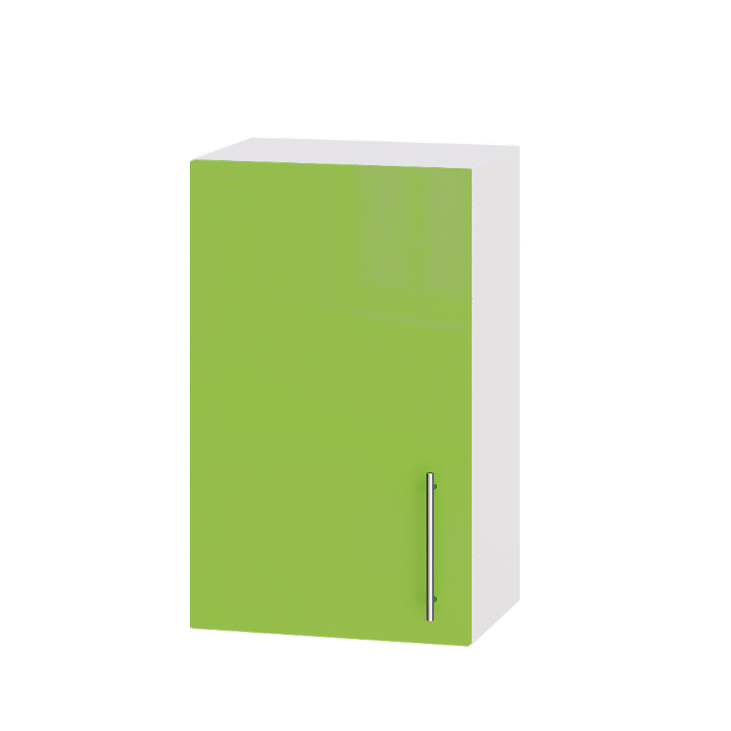 Шкаф верхний Эверест Модерн модуль Верх В01-450 45х30х72 см Яблоко глянец/Белый (02390)