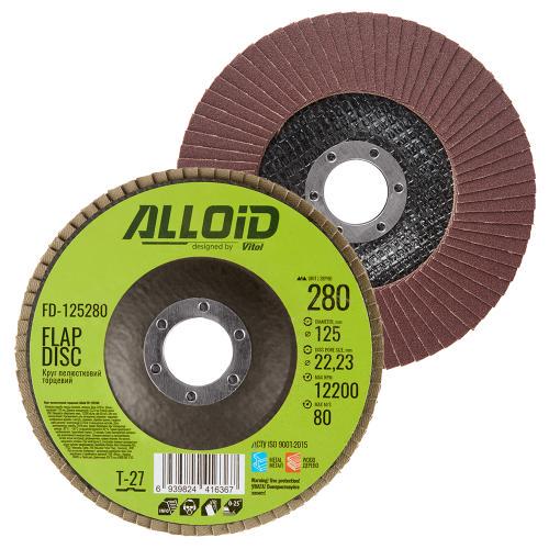 Круг лепестковый торцевой Alloid 125 мм P280 T27 (00000061772) - фото 4