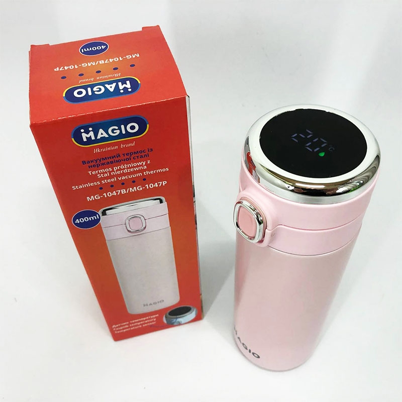 Термос Magio MG-1047P SMART вакуумний 400 мл Pink (23252105) - фото 6