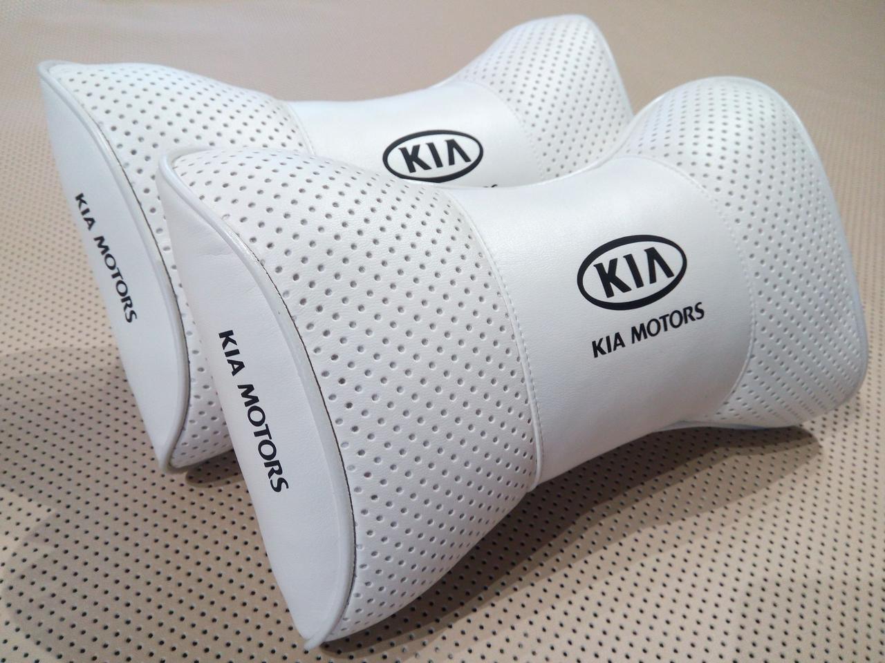 Подушка на підголовник авто KIA 2 шт. (00158)