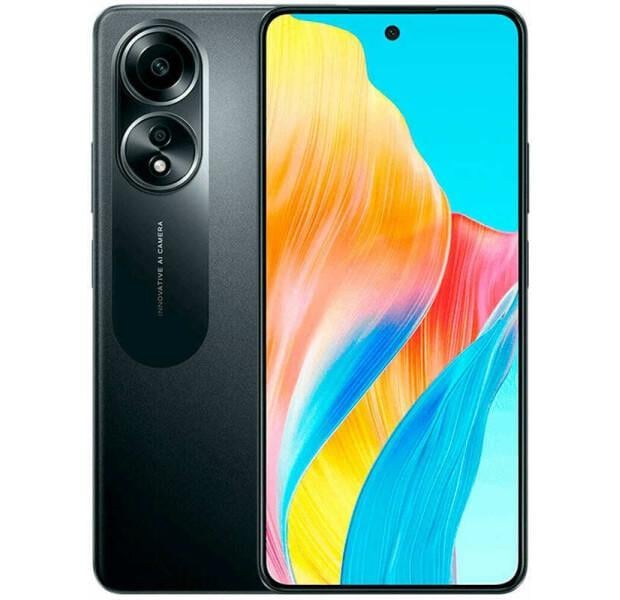 Смартфон OPPO A58 6/128GB Glowing Black (48771)
