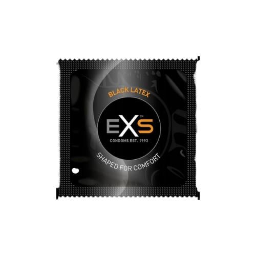 Презервативи Black Latex EXS №12 Чорний - фото 3