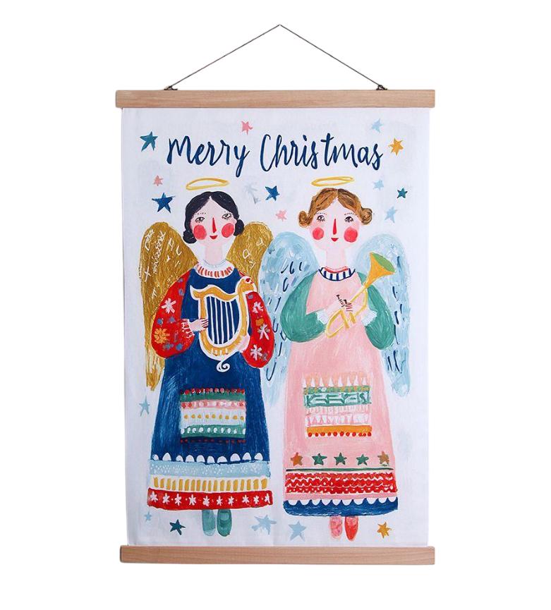 Постер тканевый на стену Merry Christmas 60х93 см (TPSR_26NY007)