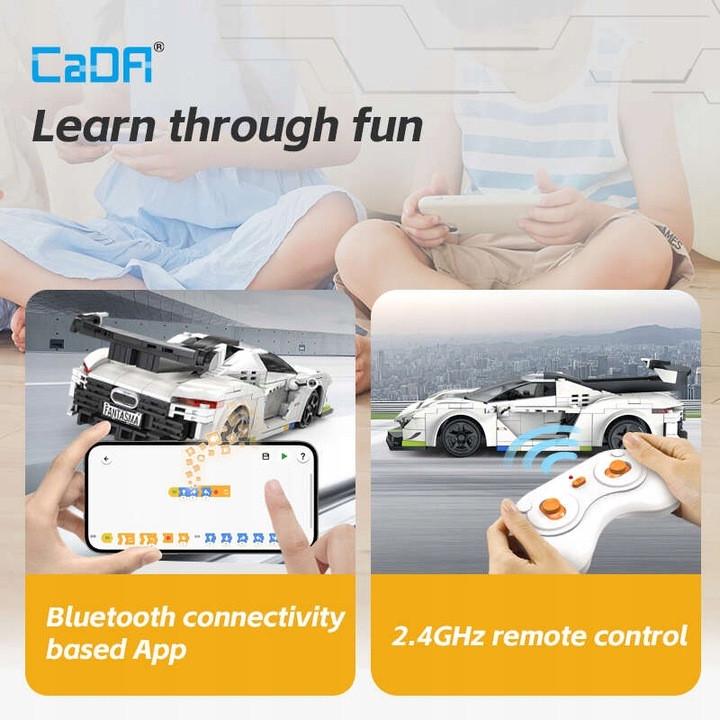 Конструктор детский CaDa Fantasma Race Car Vehicle Машина для радиоуправления для мальчика 322 дет. (22774746) - фото 8 Конструктор детский CaDa Fantasma Race Car Vehicle Машина для радиоуправления для мальчика 322 дет. (22774746) - фото 8